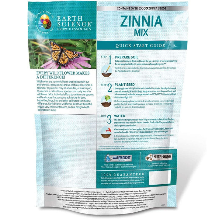 Earth Science® Zinnia Mix - Greenhouse Megastore