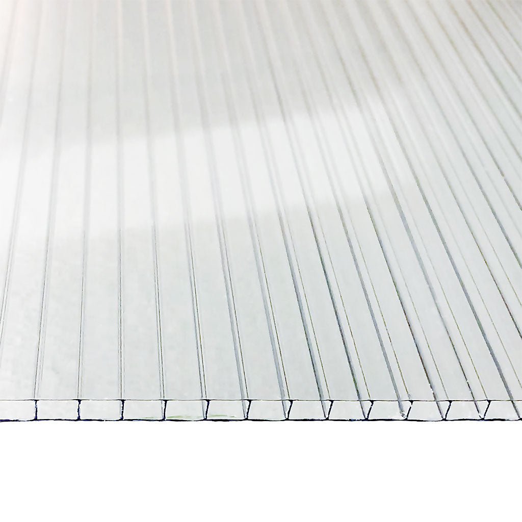 Easy Ship ThermaGlas 4mm Clear Twinwall Polycarbonate Panel - Greenhouse Megastore