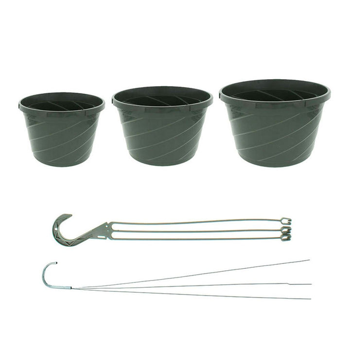 Euro Green Hanging Baskets - Greenhouse Megastore
