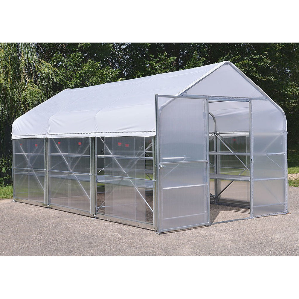 EZ Mart 10 ft. Wide Retail Greenhouse - Greenhouse Megastore