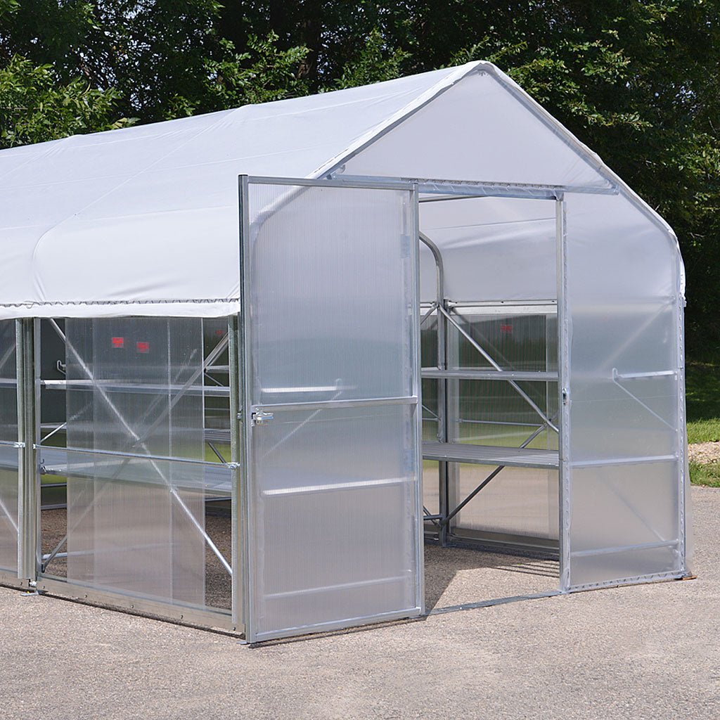 EZ Mart 10 ft. Wide Retail Greenhouse - Greenhouse Megastore