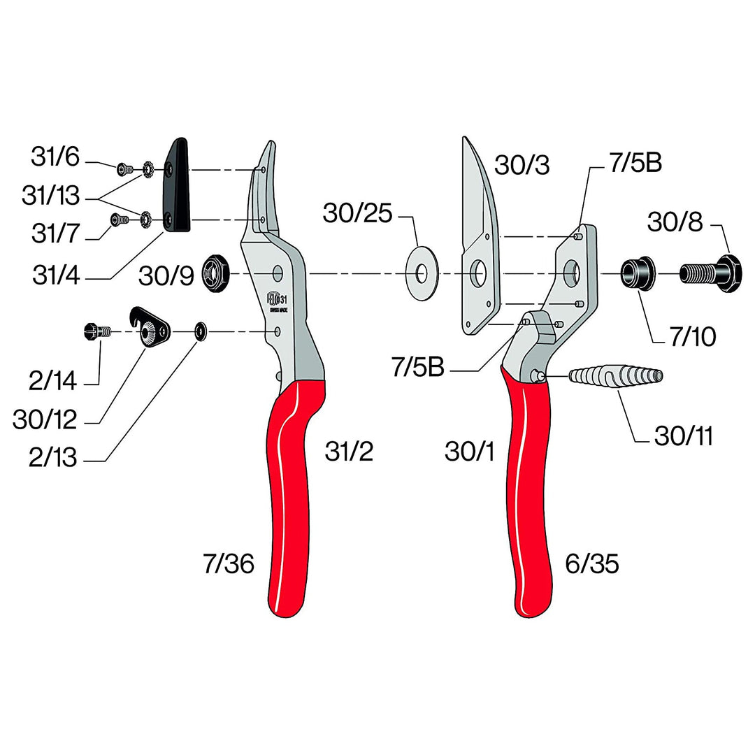 Felco F31 Anvil Pruner - Greenhouse Megastore