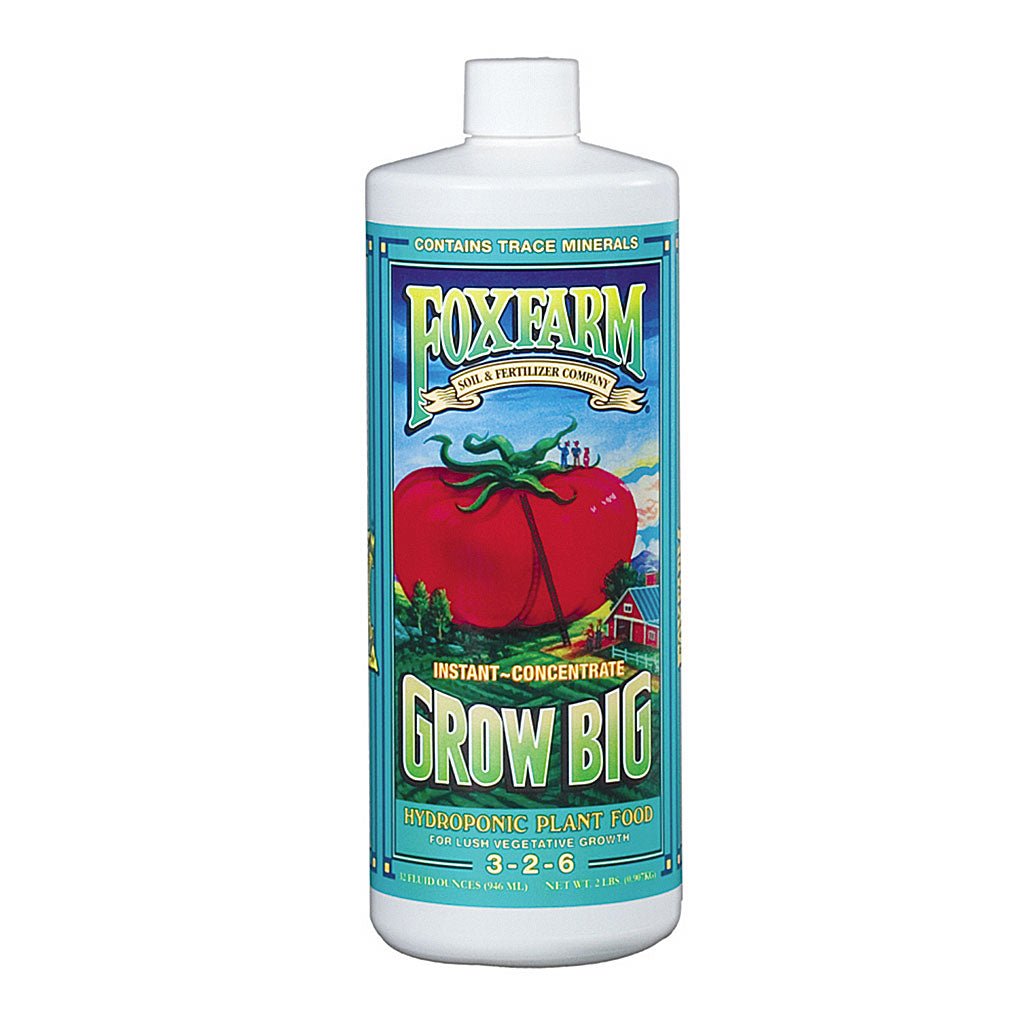 FoxFarm® Grow Big Hydro Liquid Concentrate - Greenhouse Megastore