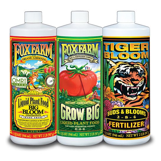FoxFarm® Liquid Nutrient Trio Soil Formula Fertilizer - Greenhouse Megastore