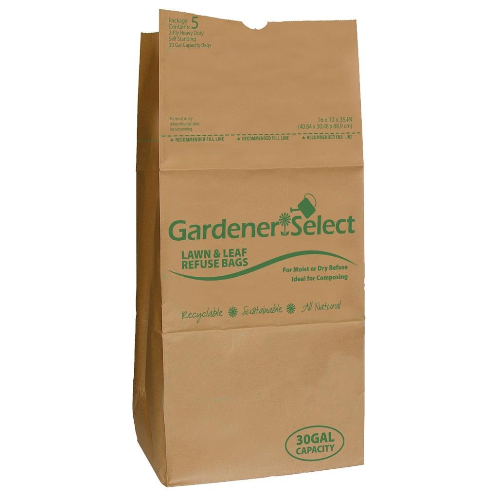Gardener Select® Lawn Refuse Bag - Pack of 5 - Greenhouse Megastore