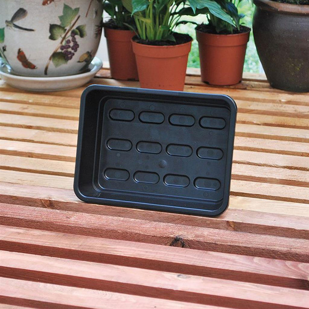Garland Mini Garden Tray without Holes Black - Greenhouse Megastore