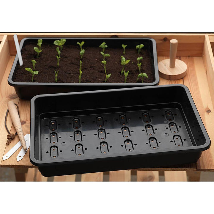 Garland Standard Seed Tray Black - Greenhouse Megastore
