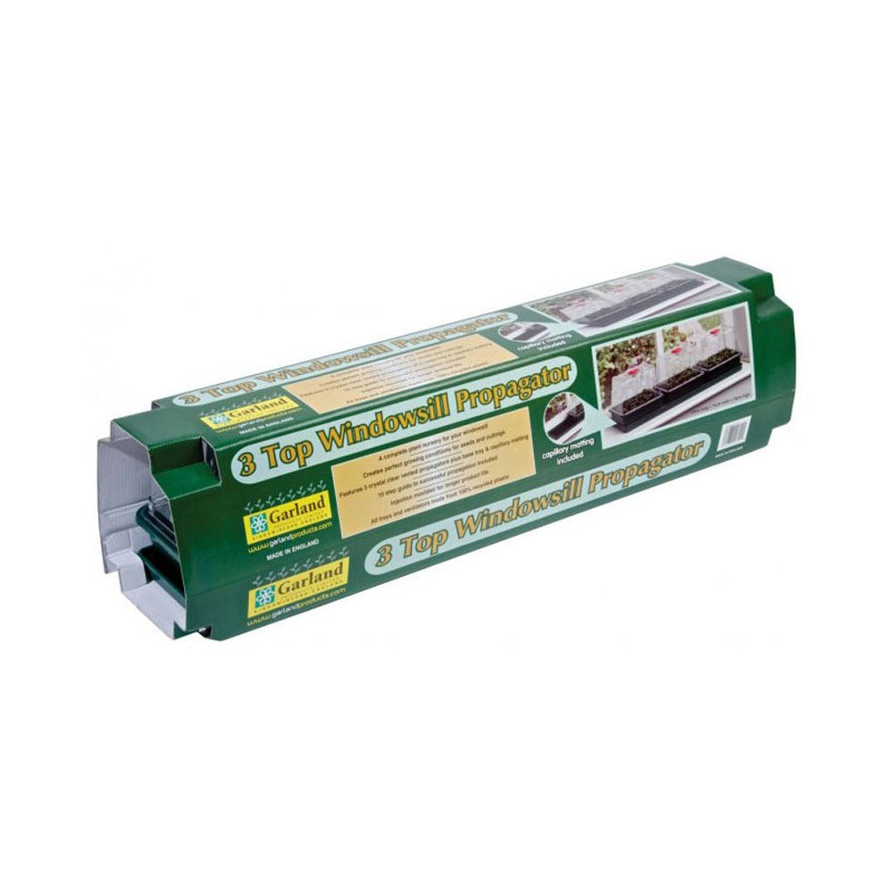 Garland Three Top Windowsill Propagator - Greenhouse Megastore