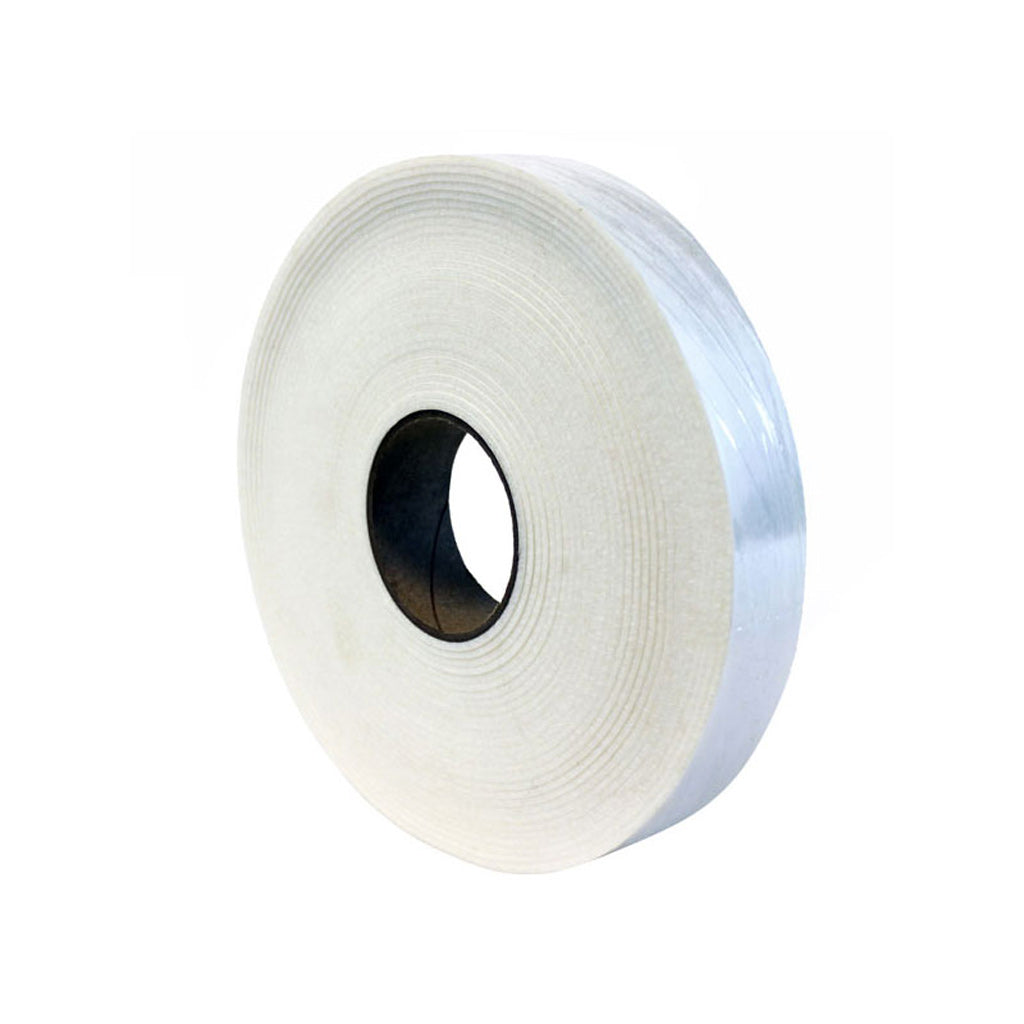 Adhesive Backed White Polyester Felt Tape - 2 wide x 100 feet long x 1mm  thick. $26.33 Each - The Felt Company