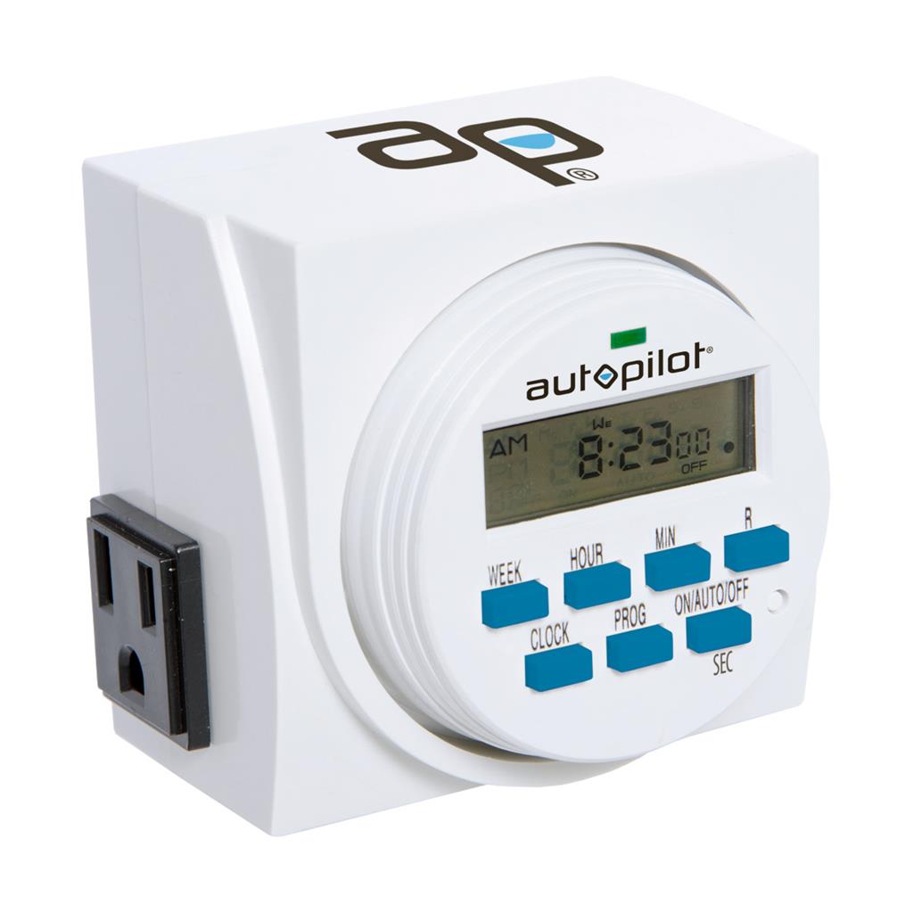 Autopilot Plug-In Digital Timer with Dual Outlets – Greenhouse Megastore