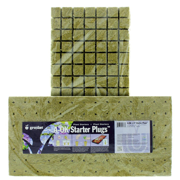 Grodan Rockwool A - OK Starter Plugs - Greenhouse Megastore