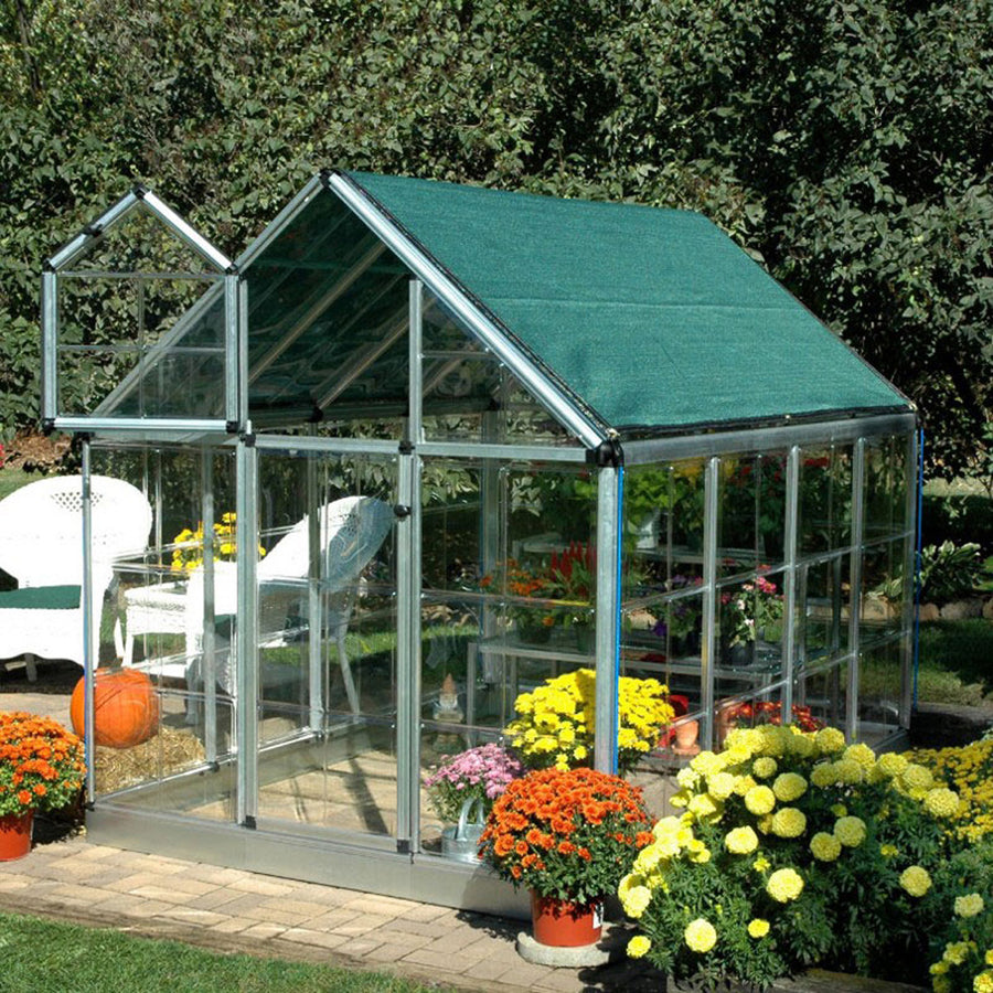Snap & Grow DIY Greenhouse Kit 6 x 8 ft. with Singlelayer Polycarbona