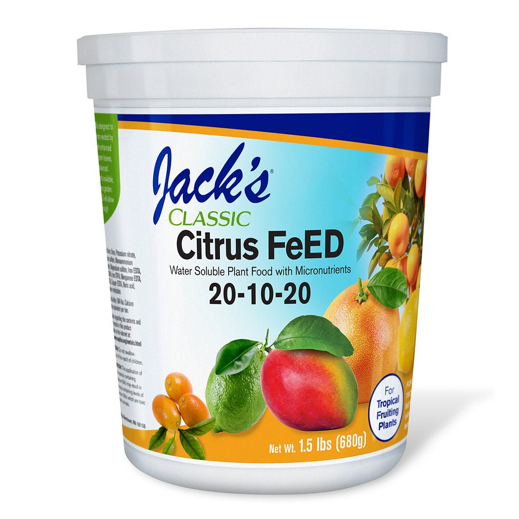Jack's Classic 20-10-20 Citrus FeED - Greenhouse Megastore