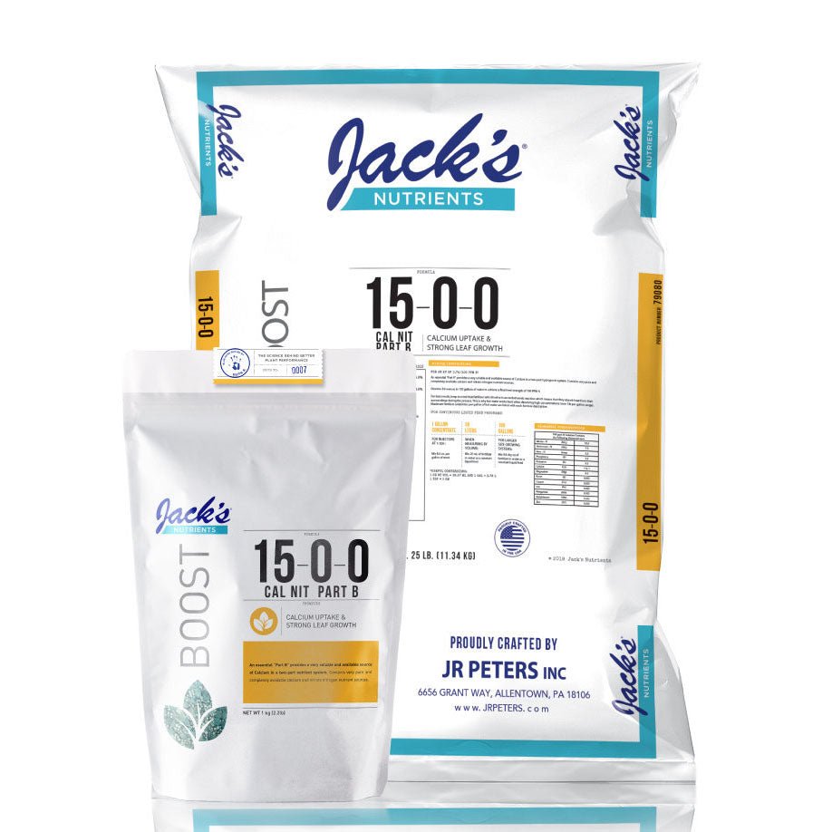 Jack's Nutrients Calcium Nitrate Part B Fertilizer - Greenhouse Megastore