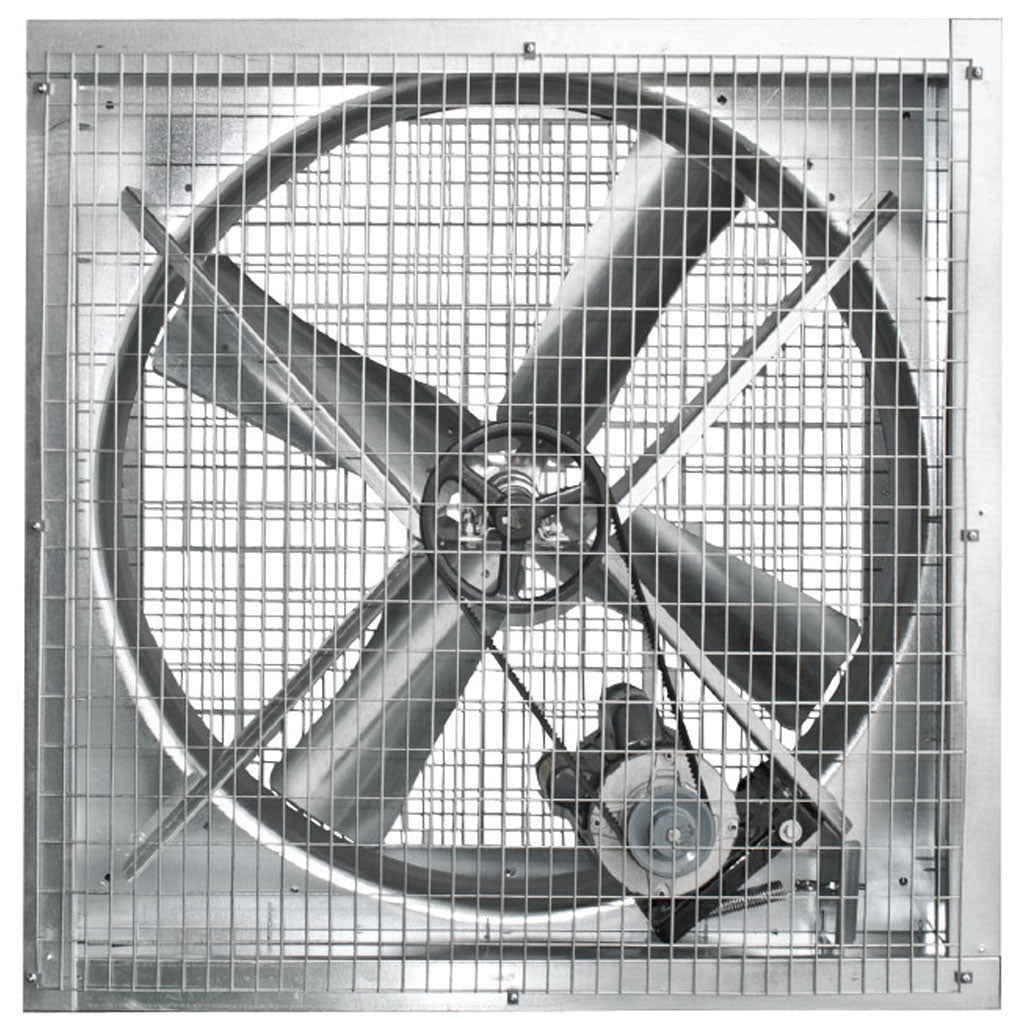 J&D Whirl-Wind Galvanized Box Fan - Greenhouse Megastore