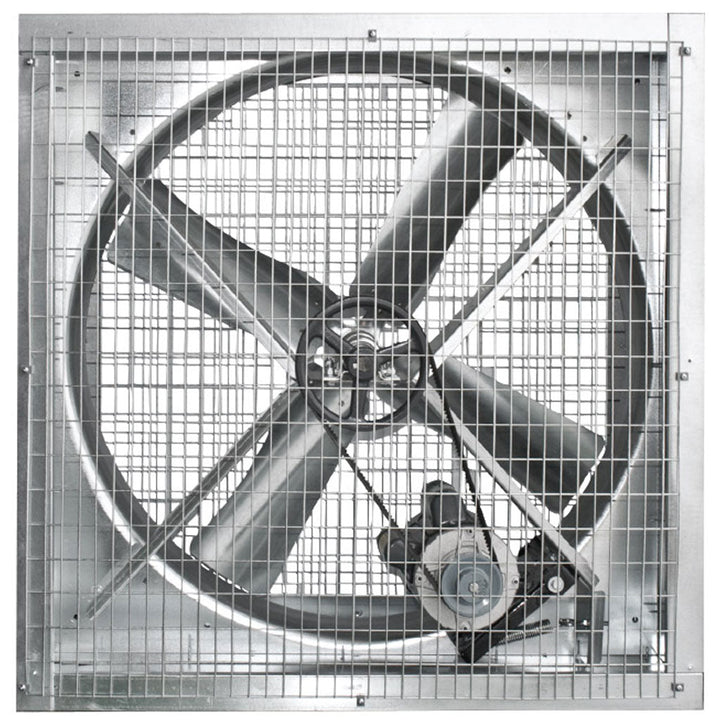 J&D Whirl-Wind Galvanized Box Fan - Greenhouse Megastore