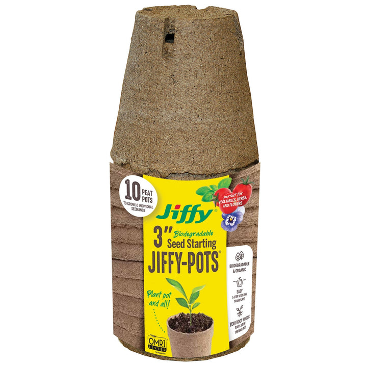 Jiffy® Peat Pots - Retail Packaging - Greenhouse Megastore
