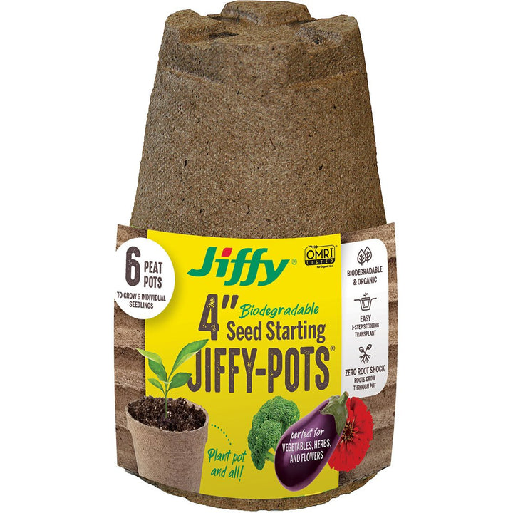 Jiffy® Peat Pots - Retail Packaging - Greenhouse Megastore