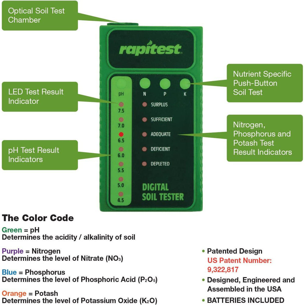 Luster Leaf Rapitest Digital Soil Test Kit - Greenhouse Megastore