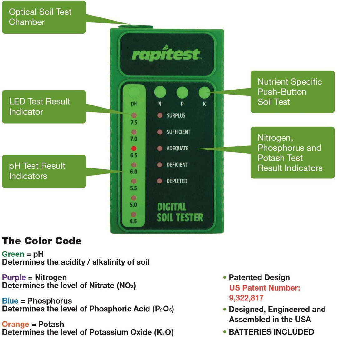 Luster Leaf Rapitest Digital Soil Test Kit - Greenhouse Megastore