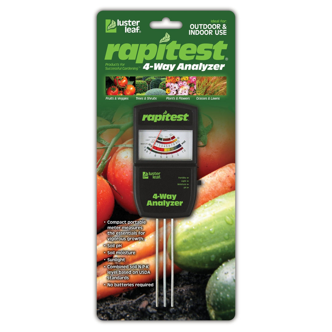 Luster Leaf Rapitest Electronic 4 - Way Analyzer - Greenhouse Megastore