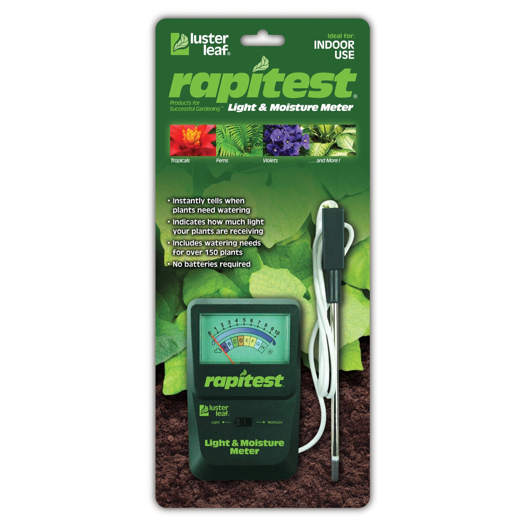 Luster Leaf Rapitest Light & Moisture Meter - Greenhouse Megastore