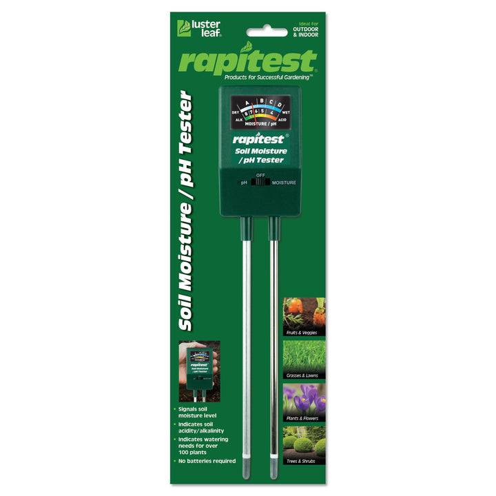Luster Leaf Rapitest pH & Moisture Tester - Greenhouse Megastore