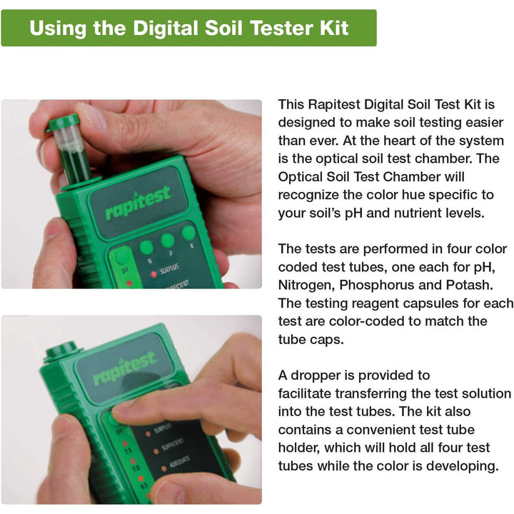 Luster Leaf Rapitest Digital Soil Test Kit