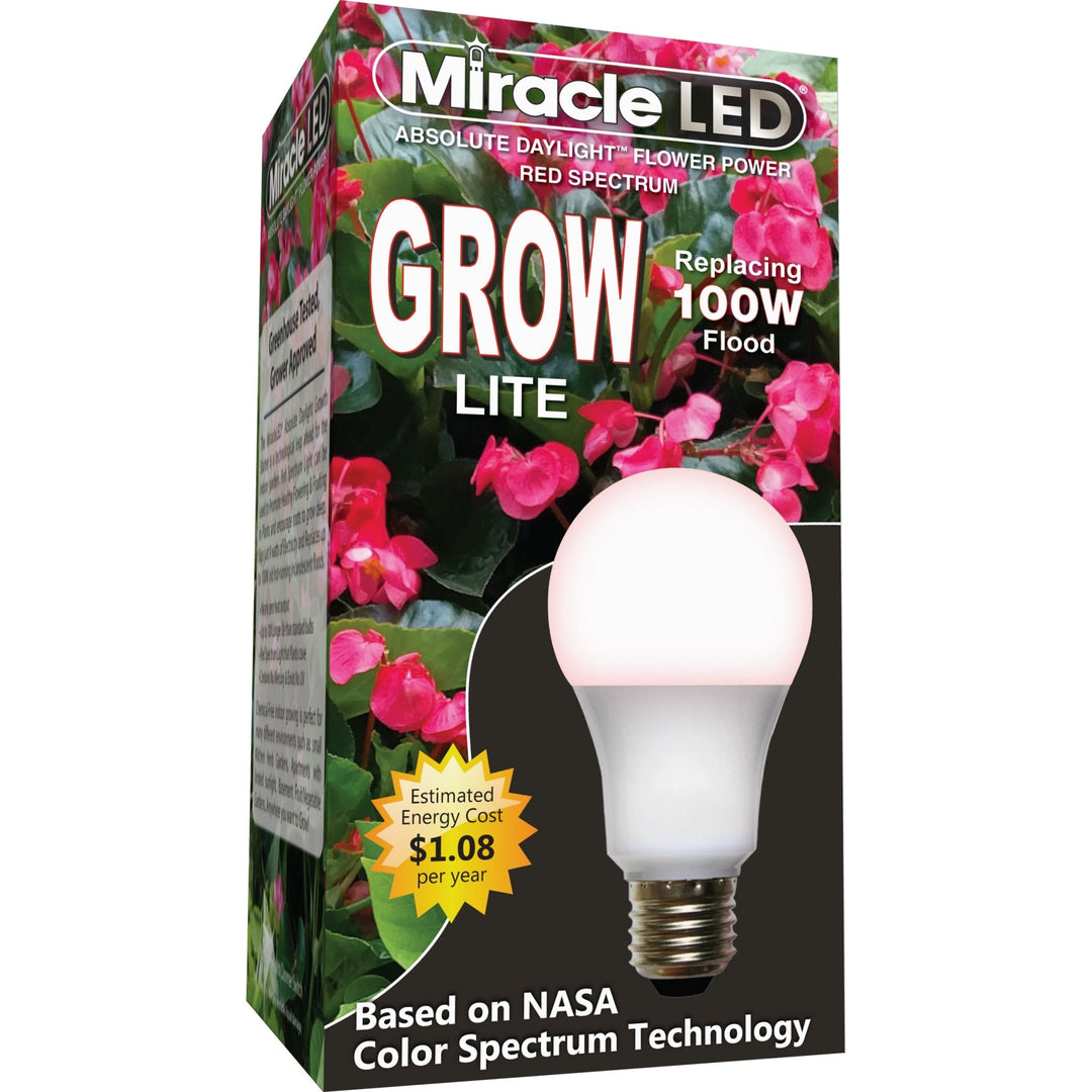 grow light replacement bulbs Miracle LED Absolute Daylight Red Spectrum Grow Lite Bulb – Greenhouse Megastore