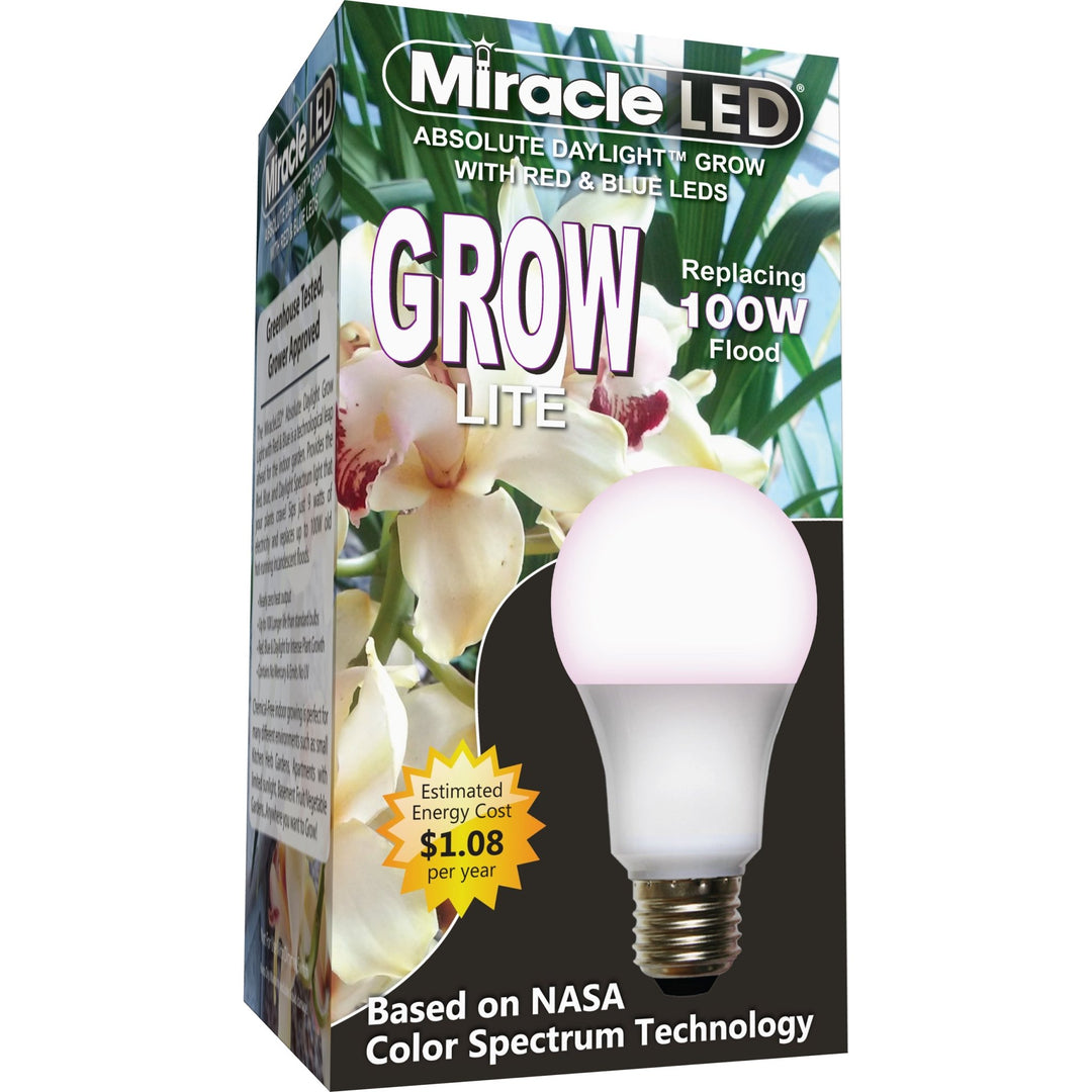 Miracle LED Absolute Daylight Red/Blue Spectrum Grow Lite Bulb - Greenhouse Megastore