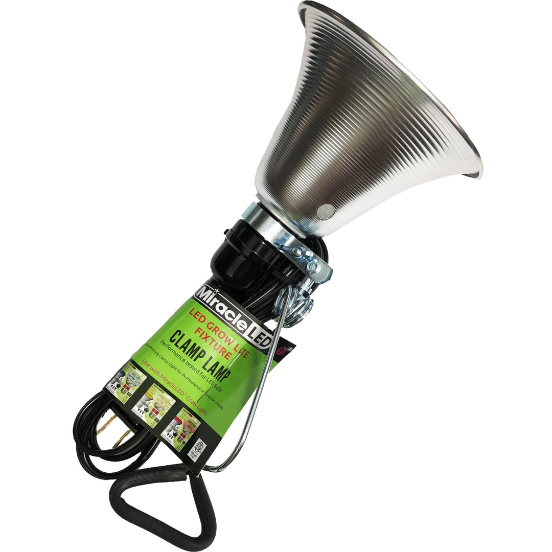 Miracle LED Grow Lite Fixture Clamp Lamp - Greenhouse Megastore