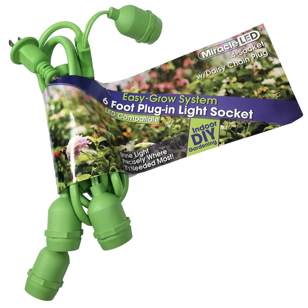 Miracle LED Socket Grow Plug In - Greenhouse Megastore