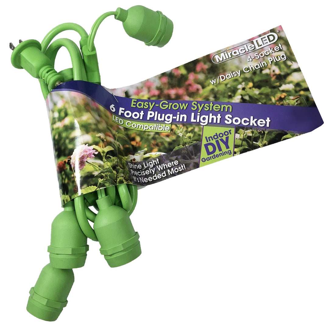 Miracle LED Socket Grow Plug In - Greenhouse Megastore