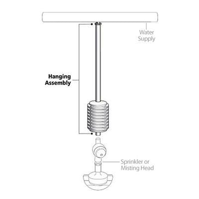 Netafim™ Hanging Base Assembly - Pack of 25 - Greenhouse Megastore