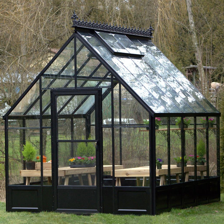 Parkside Greenhouse Kit 8 x 10 ft. with 3mm Tempered Glass Panels and Aluminum Frame - Greenhouse Megastore