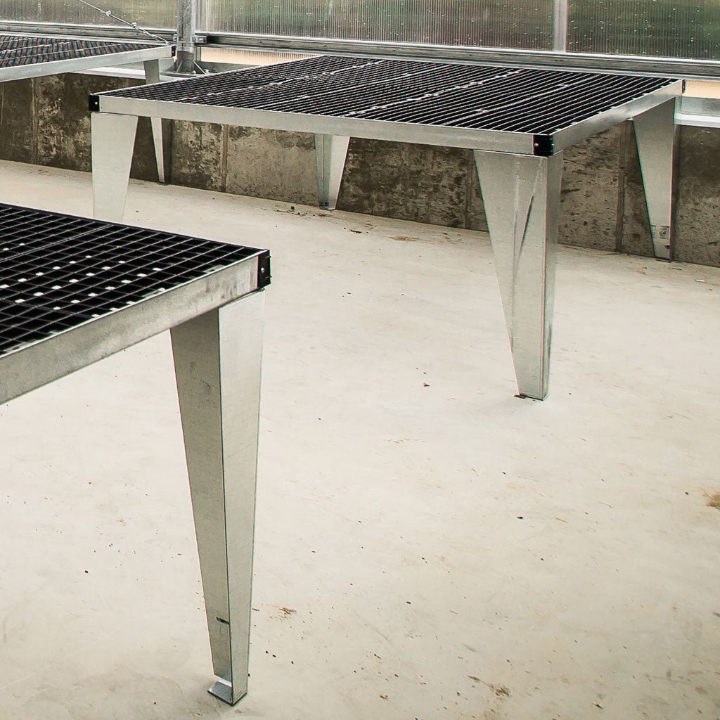 Portable Steel Bench - Greenhouse Megastore