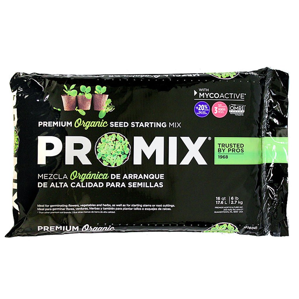 PRO - MIX 16 qt. Bag Premium Organic Seed Starting Mix - Greenhouse Megastore