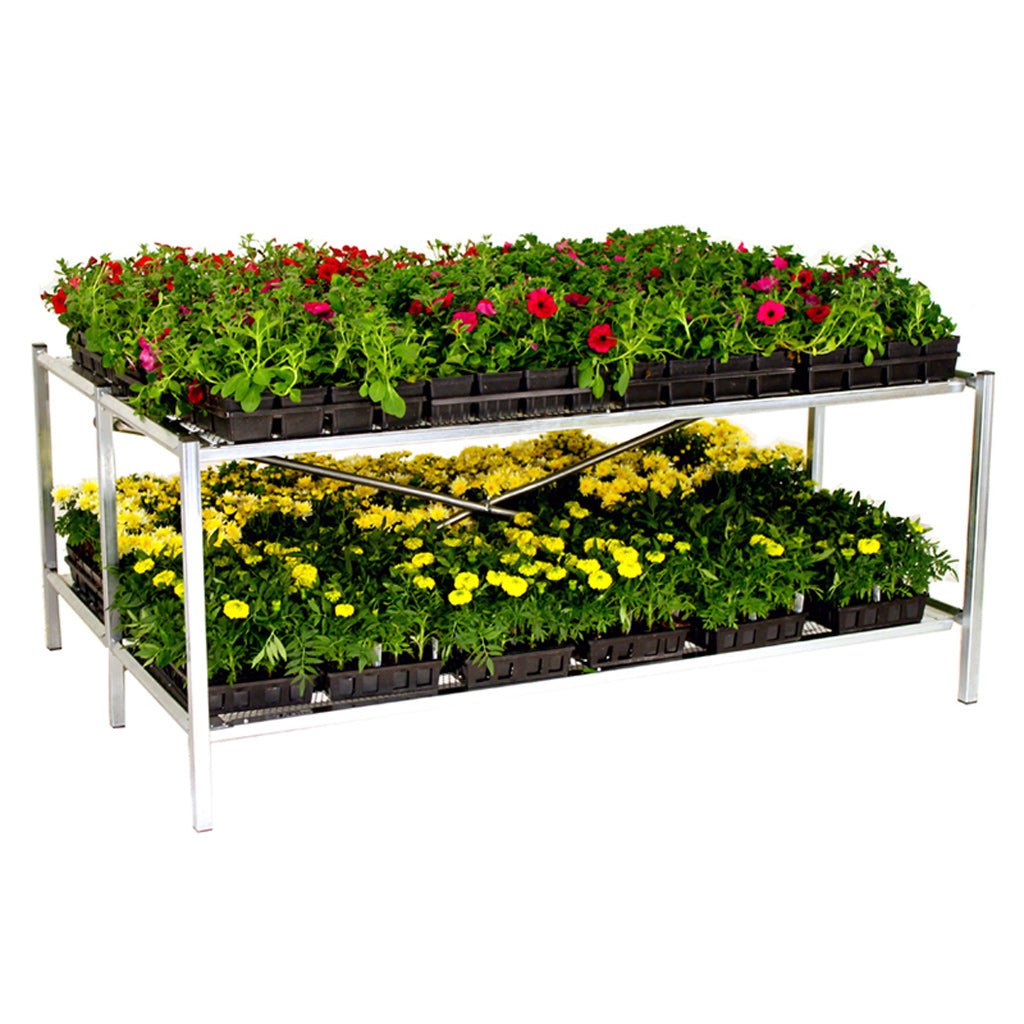 PX7022 Double Bench Display 4' - Greenhouse Megastore