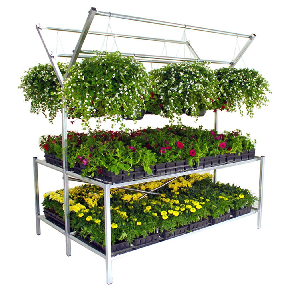 PX7022 Double Bench Display 4' - Greenhouse Megastore