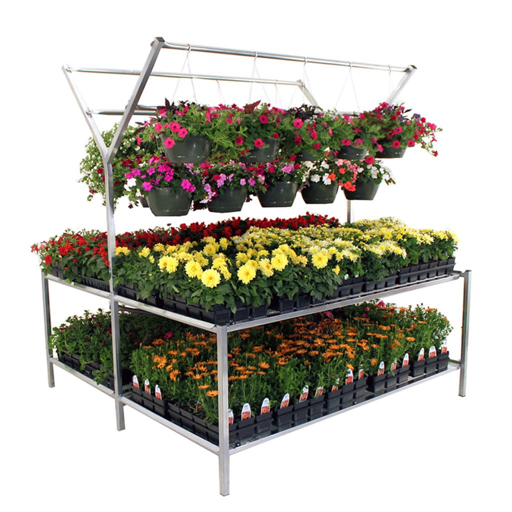 PX7024 Double Bench Display 6' - Greenhouse Megastore