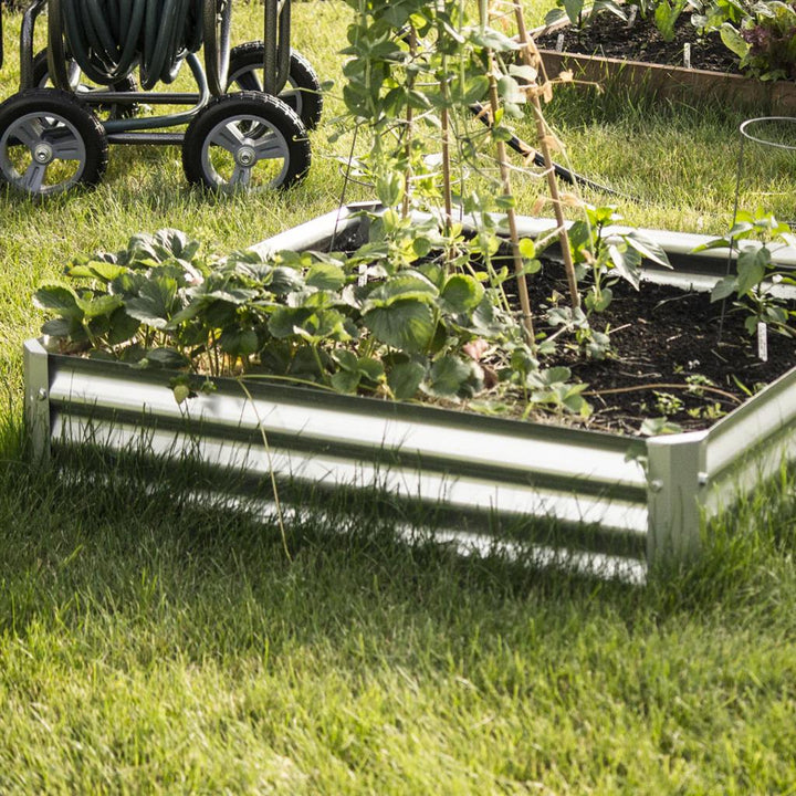 Corrugated Metal Raised Gardening Bed