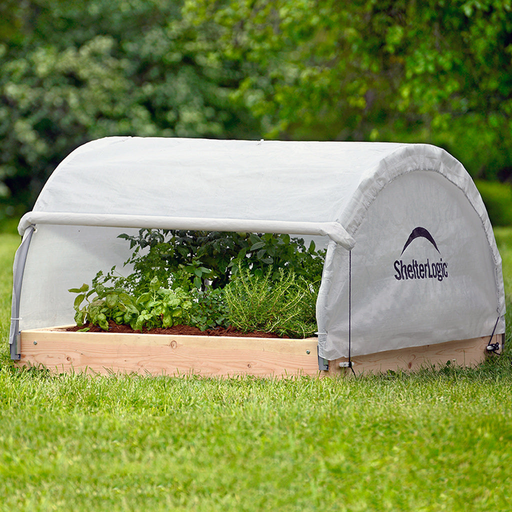 ShelterLogic Round Raised Bed Greenhouse