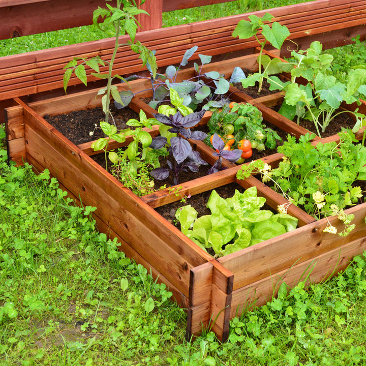 Square On-Ground Raised Bed