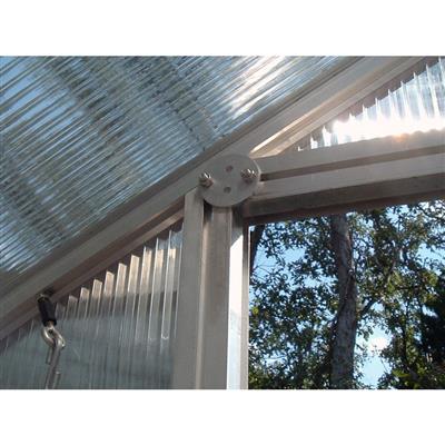 Riga Grand Greenhouse Kit 9.8 x 17.6 ft. with TwinWall Polycarbonate Panels and Aluminum Frame - Greenhouse Megastore