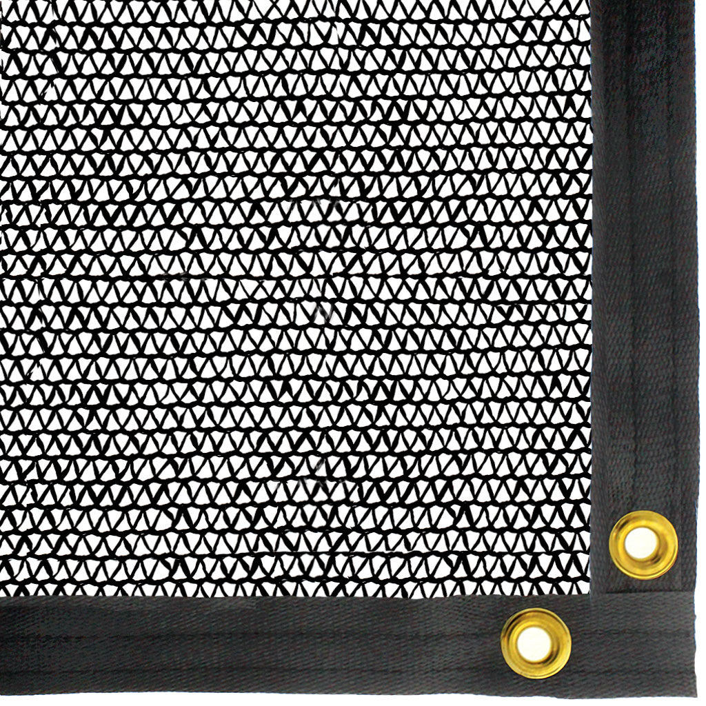 40% Black Shade Cloth, Grommeted Panel