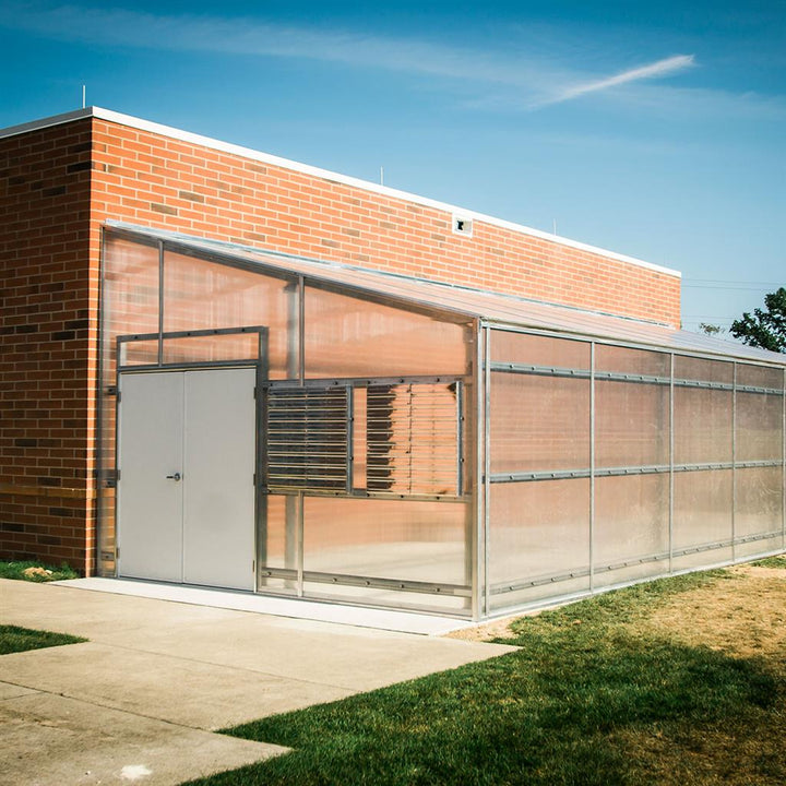 Senior Lean-to Teaching Greenhouse Package - Greenhouse Megastore