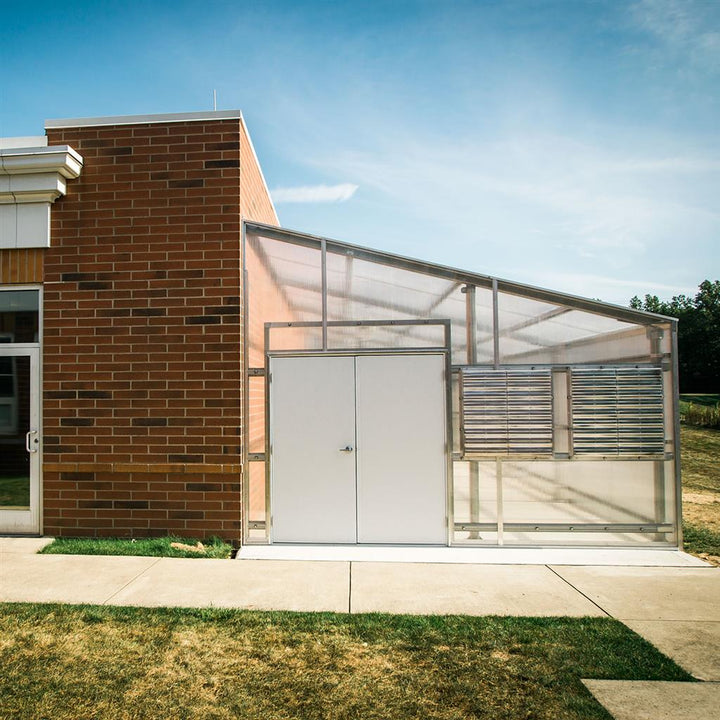 Senior Lean-to Teaching Greenhouse Package - Greenhouse Megastore