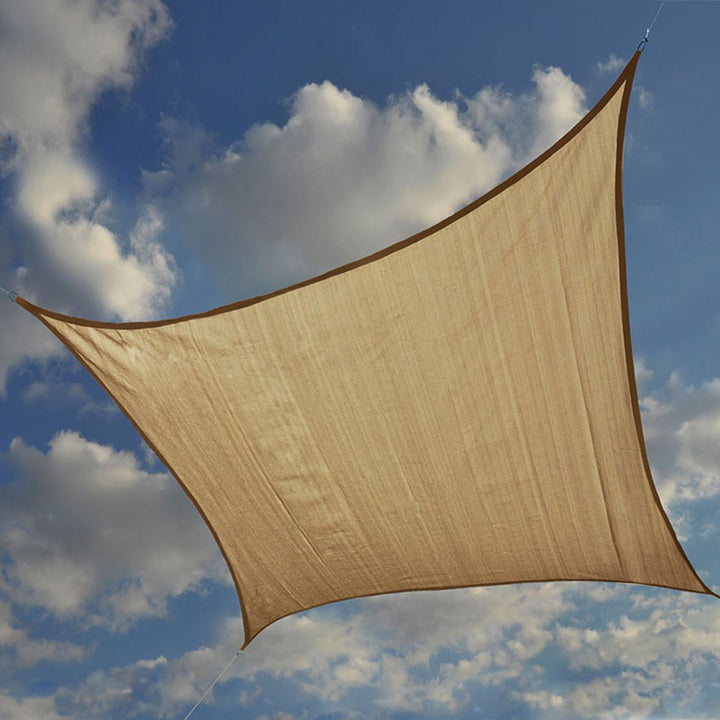 ShelterLogic Sun Shade Square Sail Sandstone - Greenhouse Megastore