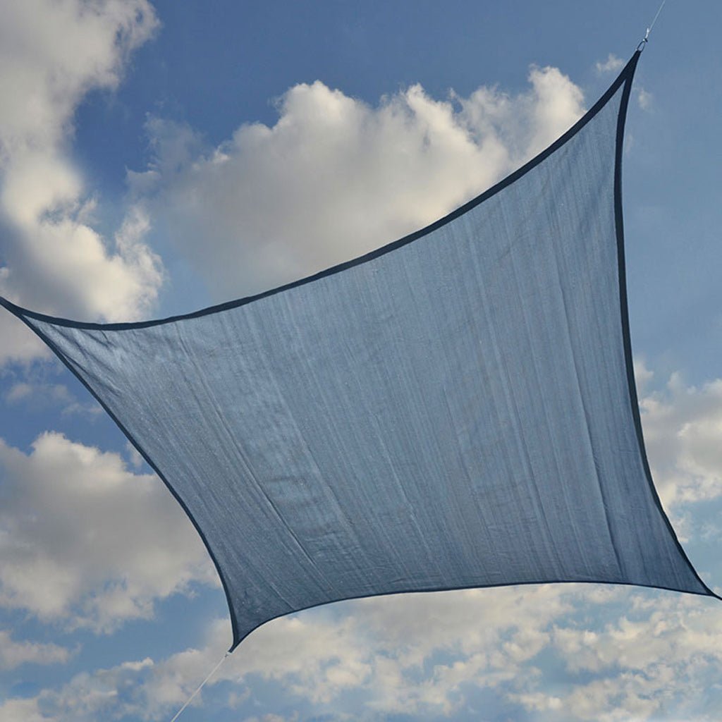 ShelterLogic Sun Shade Square Sail Sea Blue - Greenhouse Megastore
