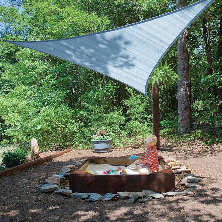 ShelterLogic Sun Shade Triangle Sail Sea Blue - Greenhouse Megastore